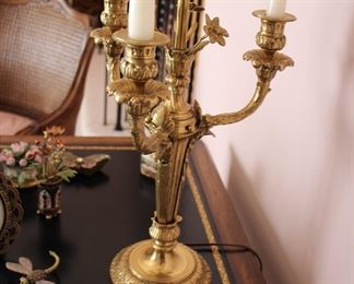 Warren Kessler bronze table lamp