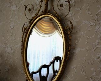 Giltwood Adams style mirror