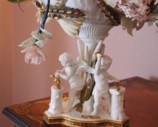 English? figural compote