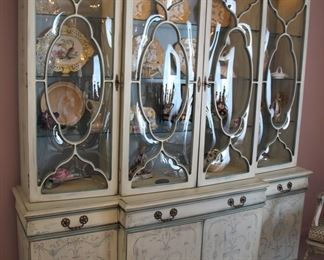 Karges lighted breakfront  /butlers desk