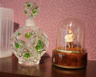 Lalique perfume ; Ruege music box