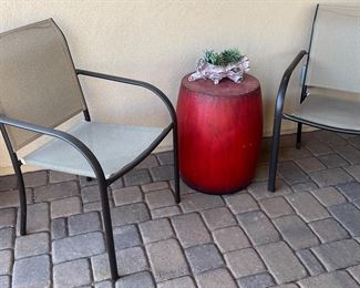 Patio Chairs, Patio Side Table