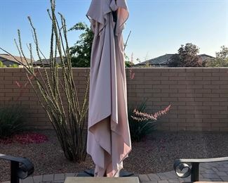 Patio Umbrella Stand (Umbrella needs replacement)