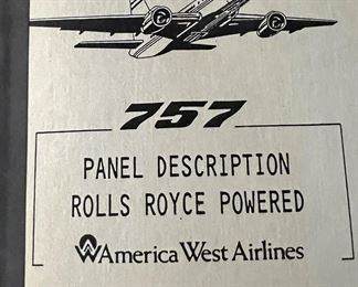 757 Panel Description Rolls Royce Powered