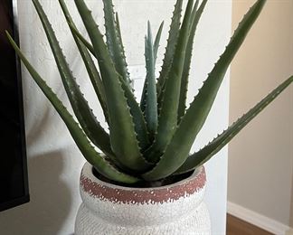 Faux Cactus in Pottery
