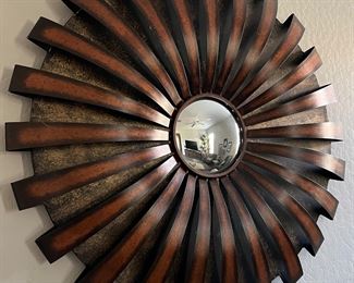 Metal Starburst Mirror