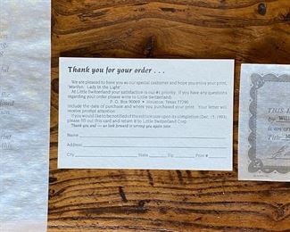 Earl Moran Marilyn Lady in the Light Numbered Lithograph Print Framed Litho Art Frame: 40 x 33in