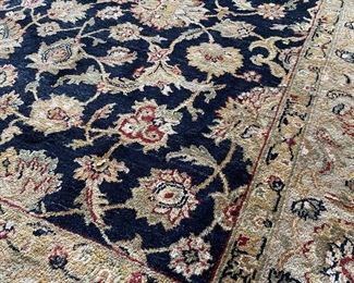 9x6 Antique Hand Knotted Wool Rug 112x 72in