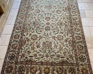 9x6 Antique Turkish Wool Rug 110 x 70in