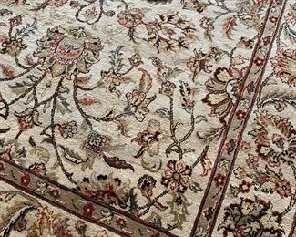 9x6 Antique Turkish Wool Rug 110 x 70in
