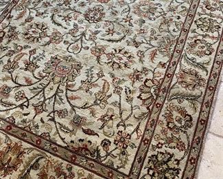 9x6 Antique Turkish Wool Rug 110 x 70in