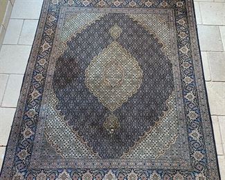 Handknotted Wool Persian Tabriz Style Rug 80 x 60