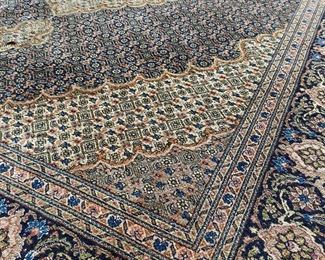 Handknotted Wool Persian Tabriz Style Rug 80 x 60