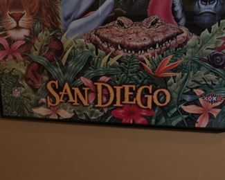 1998 Super Bowl XXXII Poster Packers vs Broncos NFL Referee Official Signed Frame: 36 x 24in