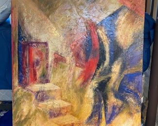 Original Abstract Art Alexander M Zloto 48 x 36in