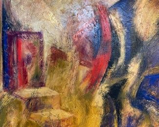 Original Abstract Art Alexander M Zloto 48 x 36in