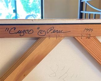 Original Abstract Art Alexander M Zloto 48 x 36in