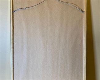 David Lance Goines New Year's Greetings 1977 Lithograph #71 Vintage Framed Art Print Frame: 25 x 17in