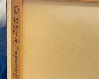 Original Abstract Art Alexander M Zloto #2 40 x 30in