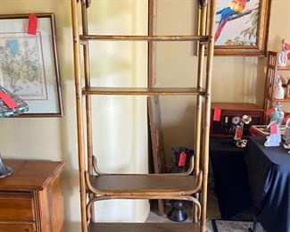 5-Shelf Bamboo Etagere Bookshelf 84 x 31.5 x 12.25in