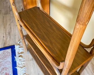 5-Shelf Bamboo Etagere Bookshelf 84 x 31.5 x 12.25in