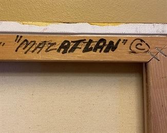 Original Abstract Art Alexander M Zloto #3 36 x 24in