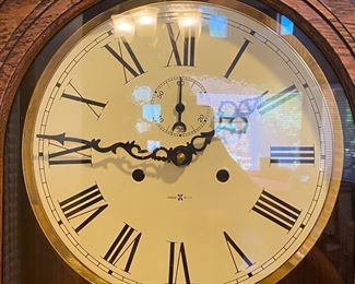 As-IS Howard Miller Wall Clock 50 x 18.5 by 8.75in HxWxD