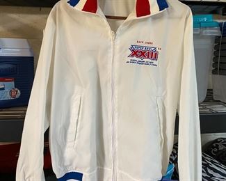 1989 NFL Super Bowl XXIII Back Judge Jacket Windbreaker Referee Med