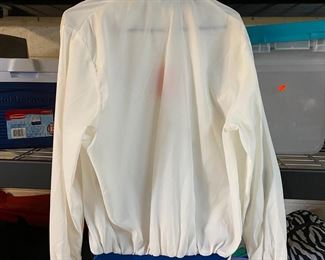 1989 NFL Super Bowl XXIII Back Judge Jacket Windbreaker Referee Med