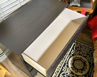 3 Drawer Ameriwood Contemporary Dresser Faux Veneer 30 x 31.5 x 16in HxWxD