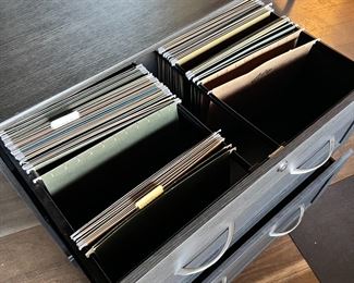 Contemporary 2-Drawer Lateral File Cabinet Faux Wood 30 x 30.5 x 22in HxWxD