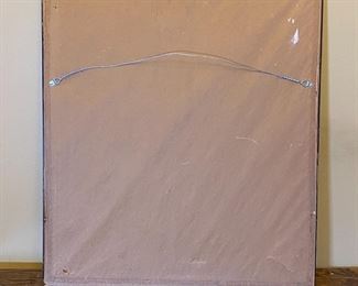 Signed Numbered Sandu Liberman Lithograph Shabbas Candles Judaica Art Print Frame: 27.5 x 24in