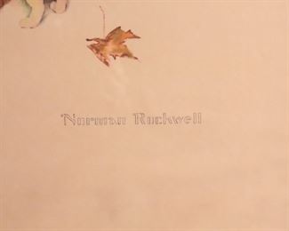 Norman Rockwell Pride Of Parenthood AP Numbered Print Artist Proof Framed Litho 60/300 Frame: 30 x 23.25in