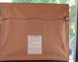 Johnsons Map of The World Framed Art 28 x 34in