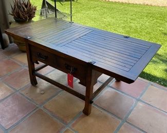 Rustic Coffee Table 19 x 48 x 24 HxWxD