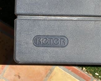 Keter Deck Box 28 x 59.25 x 28.25. HxWxD
