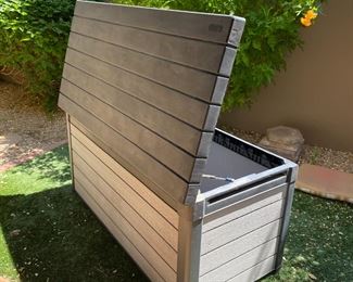 Keter Deck Box 28 x 59.25 x 28.25. HxWxD