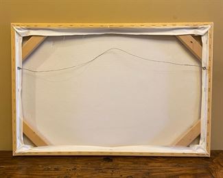 Signed/Numbered Donna Walsh Paws and Reflect Canvas Print 20 x 30in