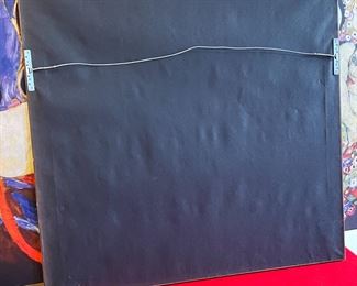 Signed Numbered Imogene Farnsworth White Jaguar Litho Framed Art Print Frame: 29x30in