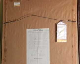 Signed Numbered Serigraph Martin Katon Lion Cub Framed Litho Art Print Merrill Chase Frame: 31.75 x 27.75in