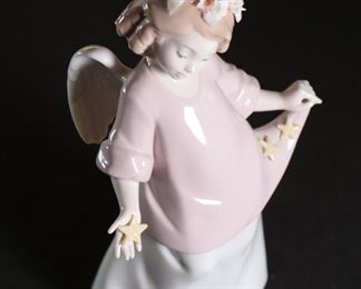 Lladro 6924 Heavenly Stars Angel Porcelain Figurine 7.5 inches high