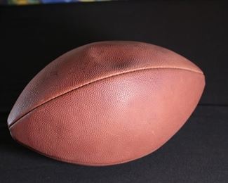 1990s NFL Referee Signed Football Game Used Regulation
