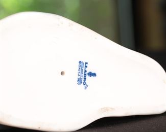 Lladro 4866 Girl with Dog & Goose Porcelain Figurine 10.5 inches high.