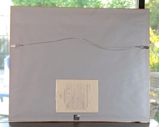 Signed Numbered Litho Kate Larson Exuberance Lithograph Framed Print Frame: 30 x 37in