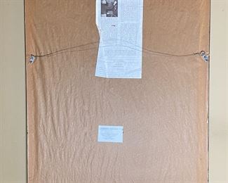 Signed Numbered Edward Bierly Litho Greater Kudu Lithograph Framed Art Print Frame:35.25 x 27.5in