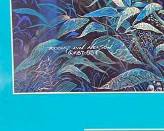 Robert Lyn Nelson Framed Poster Cherish Our Land and Sea Frame: 39 x 27in