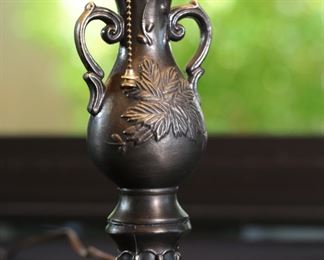 Vase Metal Lamp Single 20.5 x 10 x 10in