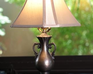 Vase Metal Lamp Single 20.5 x 10 x 10in
