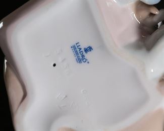 Lladro 5456 Play Mates Boy with Dogs Porcelain Figurine