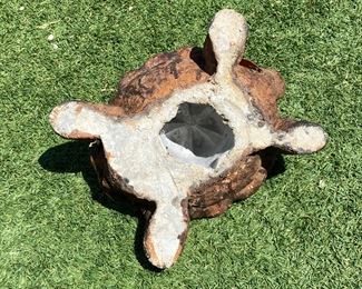 Large Cast Stone Garden Turtle Sculpture 9 x 13 x 14 HxWxD